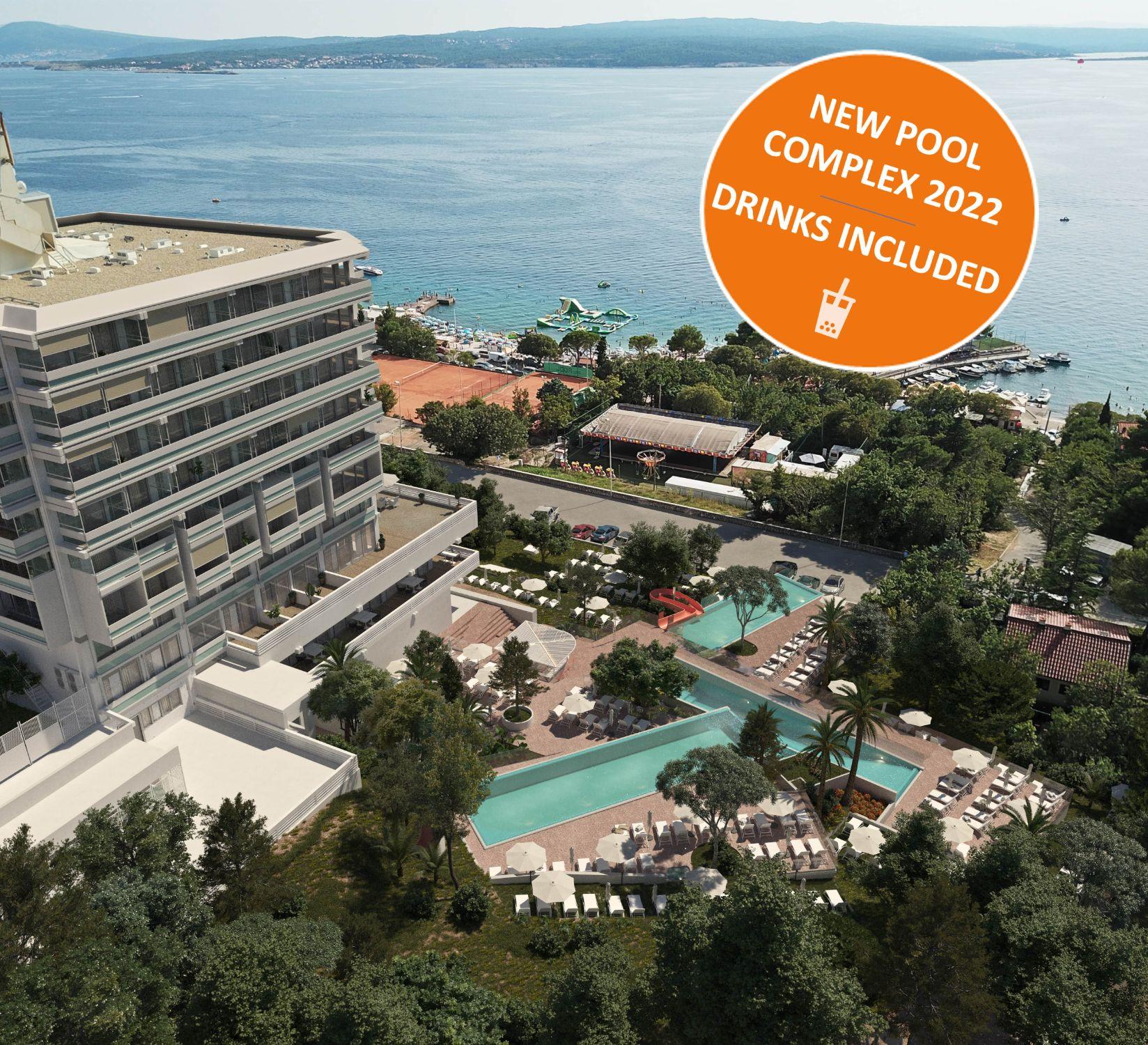 Hotel Omorika Crikvenica Bagian luar foto